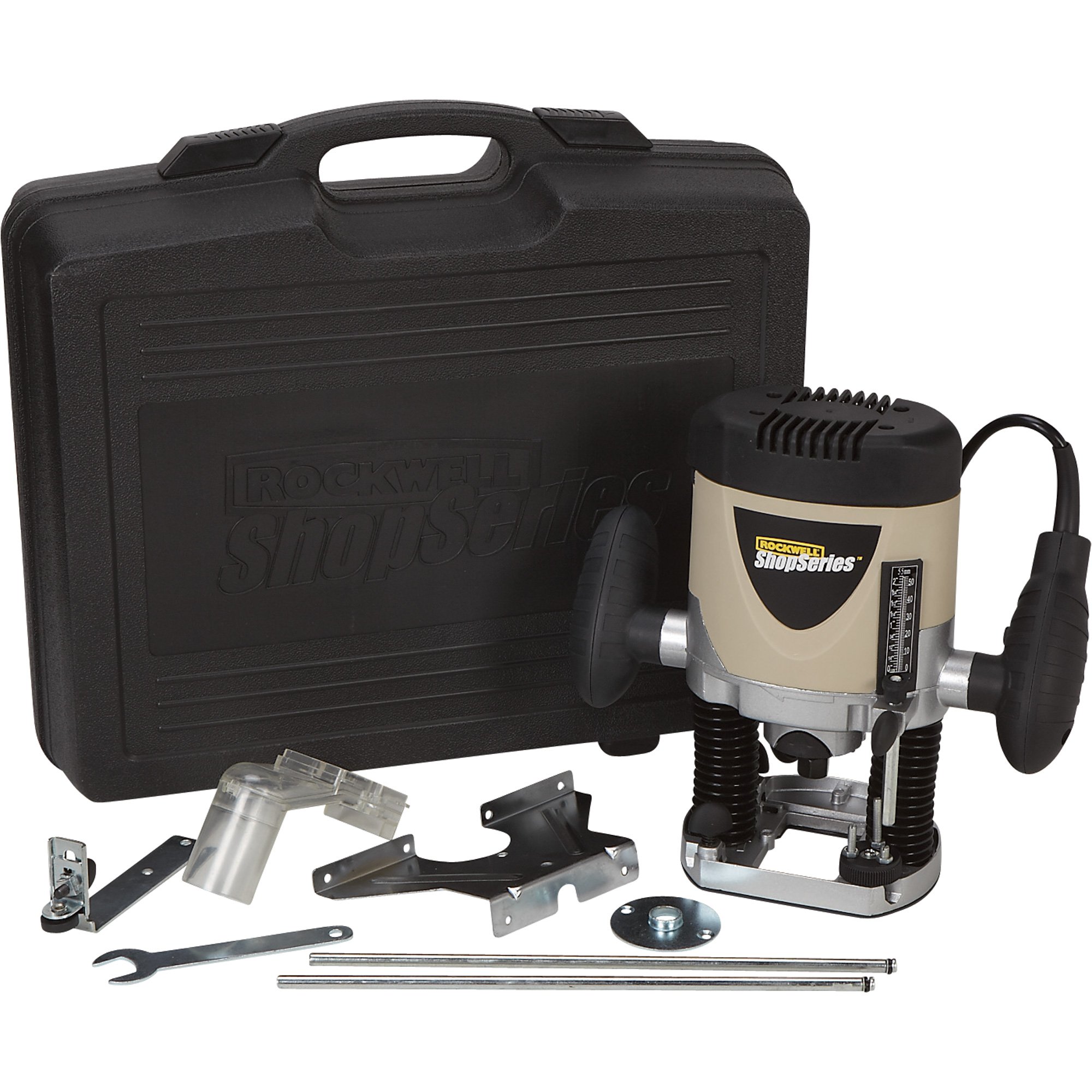 Rockwell Plunge Router Kit — 2 HP, 9 AMP, 30,000 RPM, Model# RK5030K